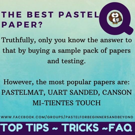 test image types of pastel paper
